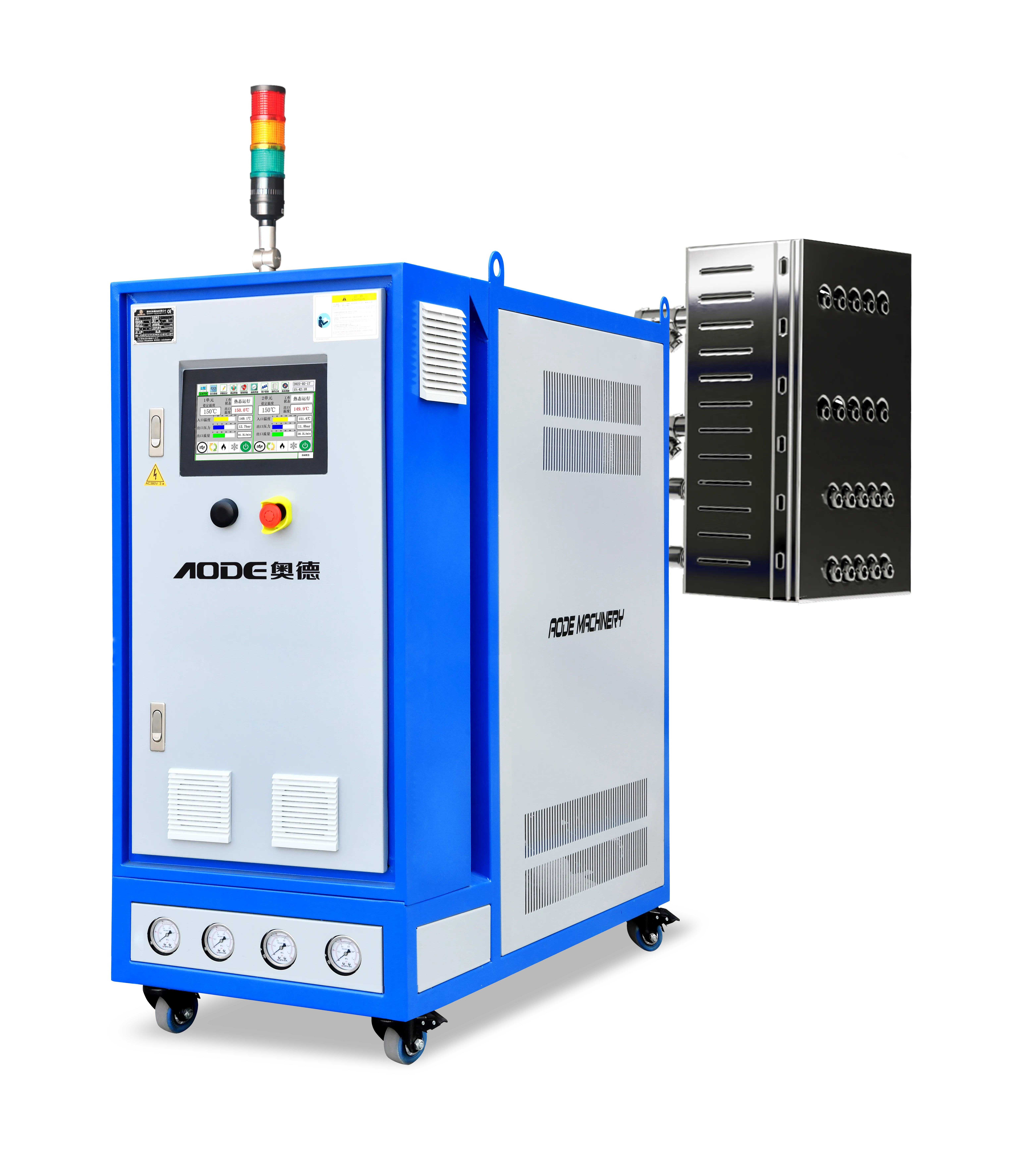 وحدة التحكم في درجة الحرارة الخاصة متعددة القنوات لصب القوالب بالماء عالي الحرارة